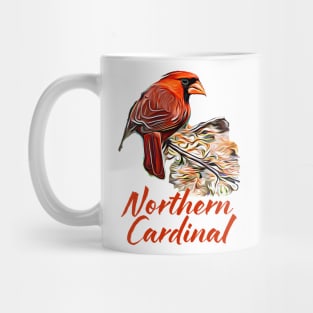 Northern Cardinal Red Mug